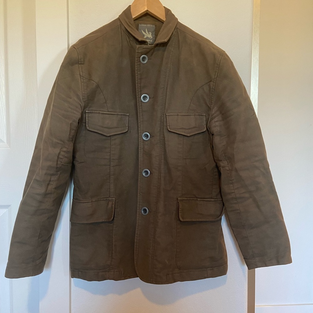 Spiewak NYC Military Field Jacket Cotton Quilted Thinsulate Olive Green Medium